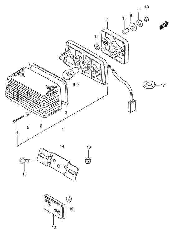 Rear combination lamp