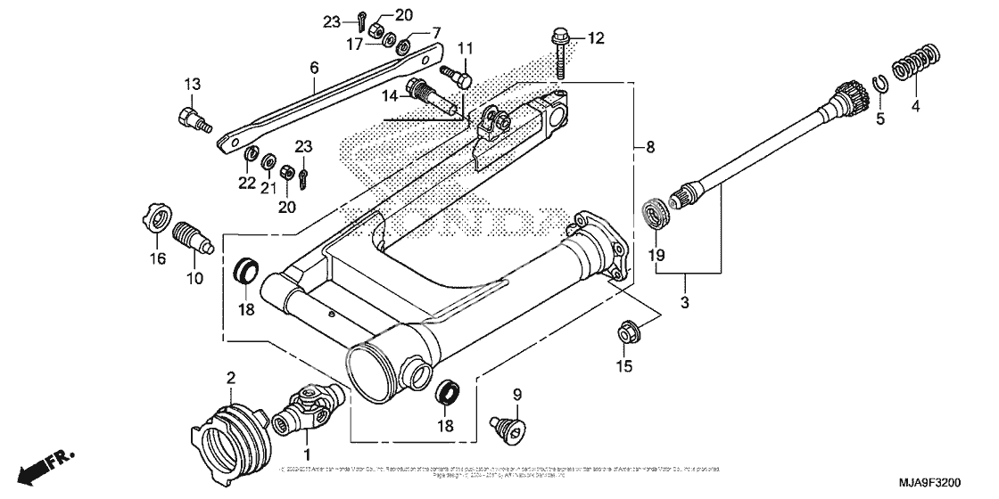 Задний рычаг (Маятник)