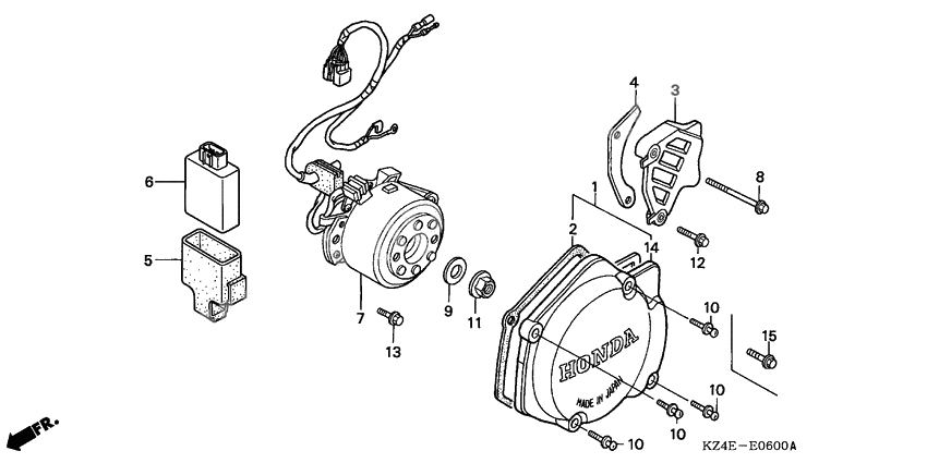 Left crankcase cover