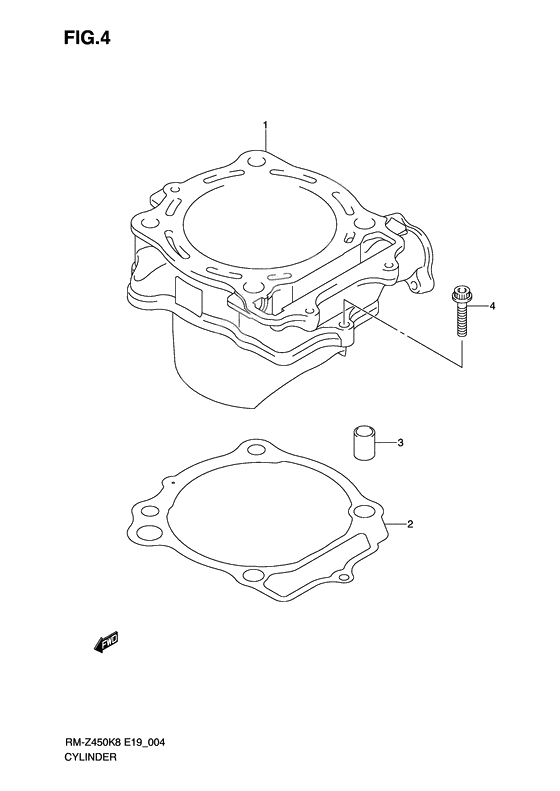 Cylinder              

                  Rm-z450k8/k9/l0