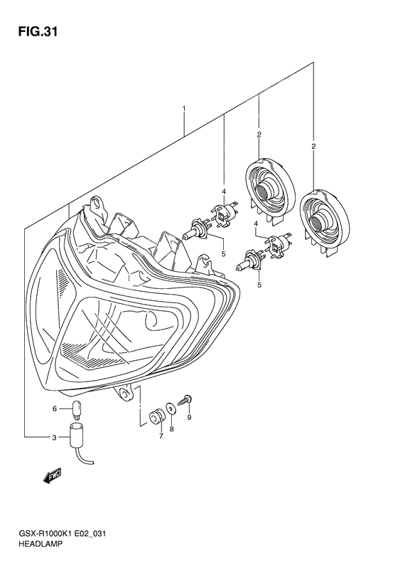 Headlamp              

                  E2, e19, u1e19, u2e19, p37