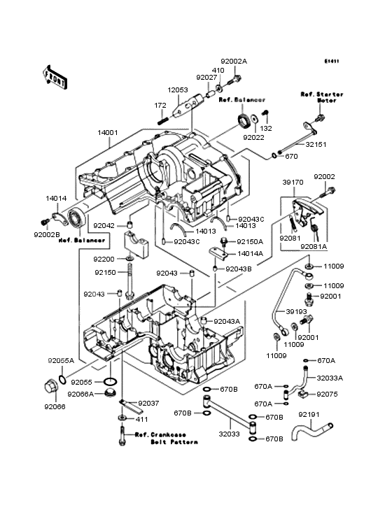 Crankcase              

                  1/2