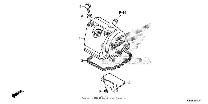 Cylinder head cover