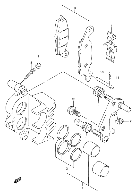 Front caliper