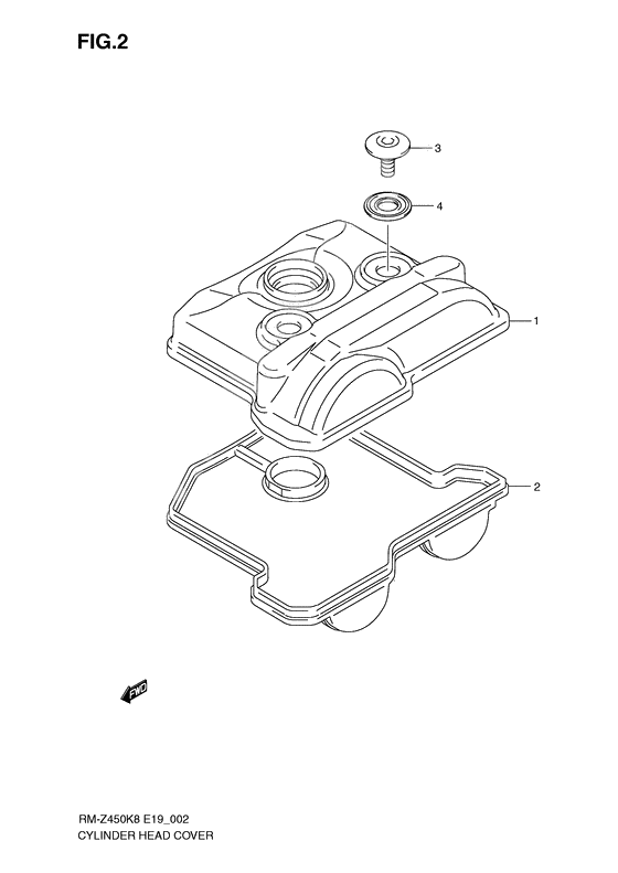 Cylinder head cover