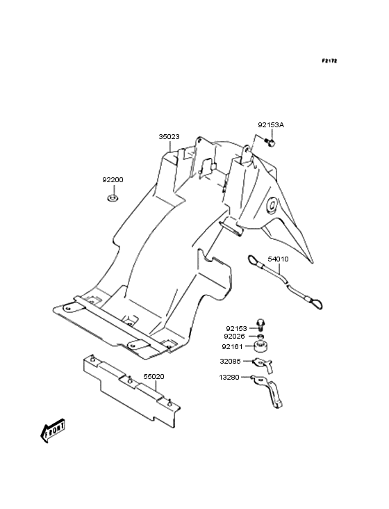 Rear fender