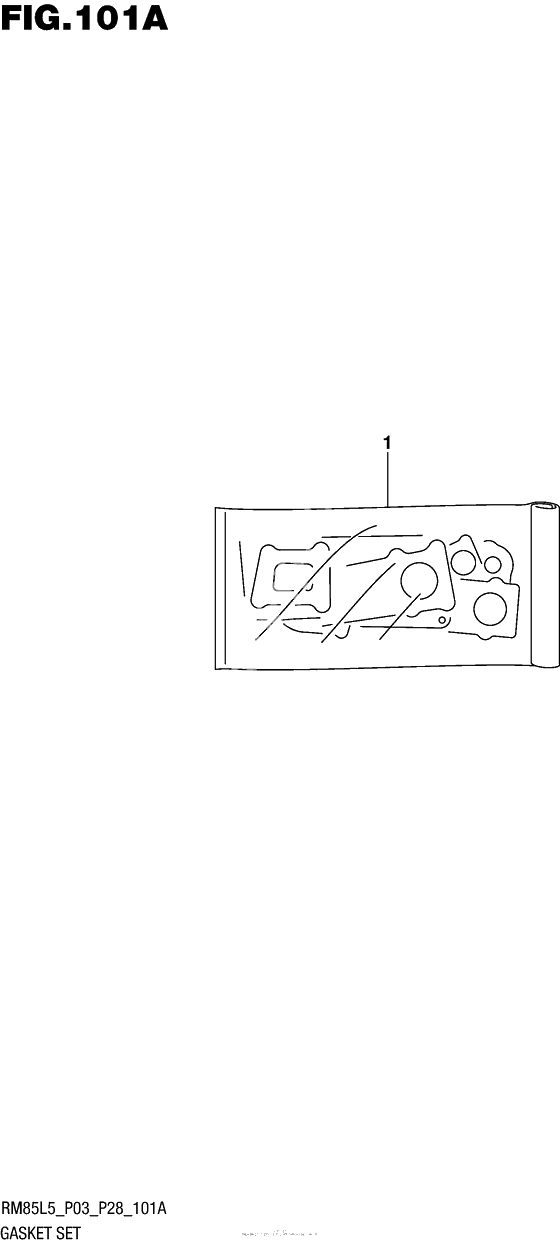 Ремкомплект прокладок двигателя