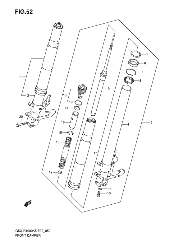 Front damper