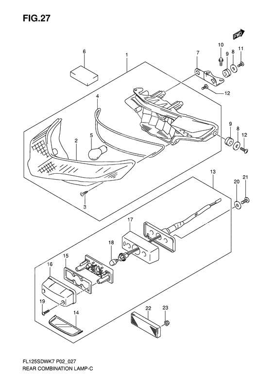 Rear combination lamp