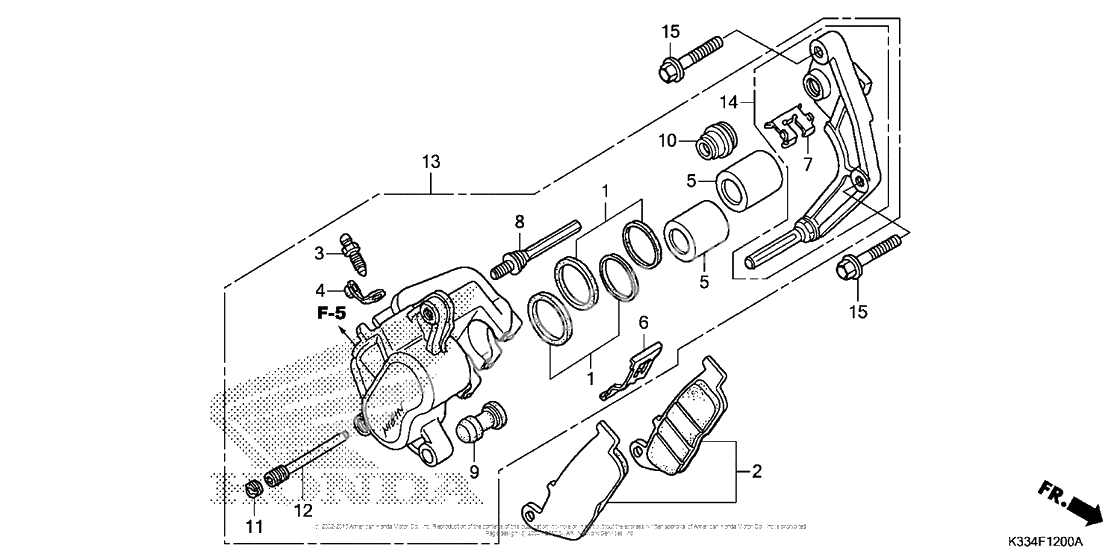 Front Brake Caliper (Standard)