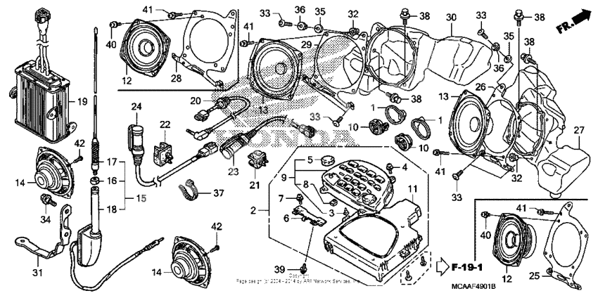 Audio unit (gl1800'06-)