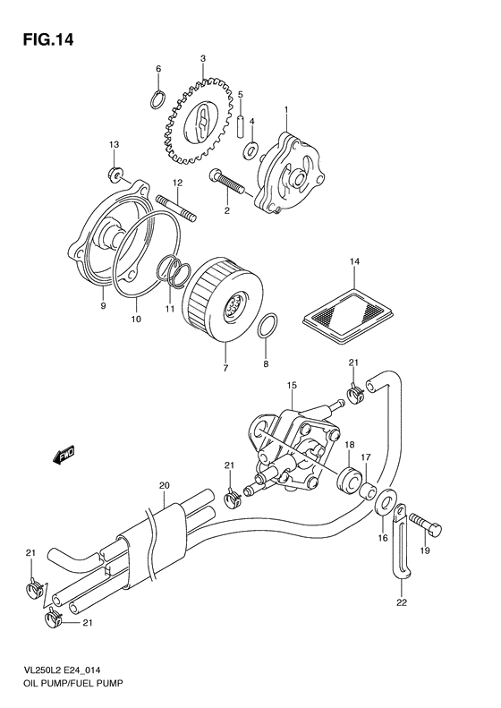 Oil pump - fuel pump