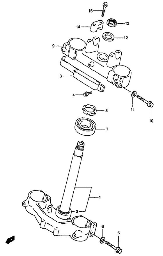 Steering stem              

                  Model t/v/w