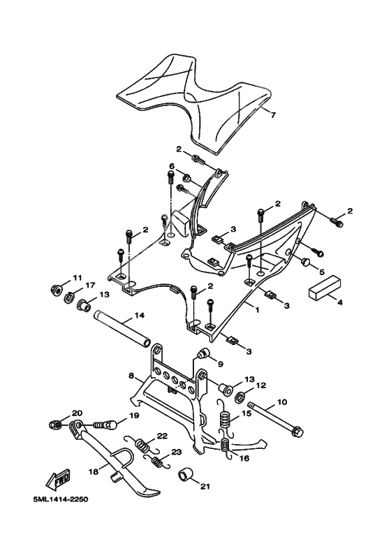 Support & repose pied