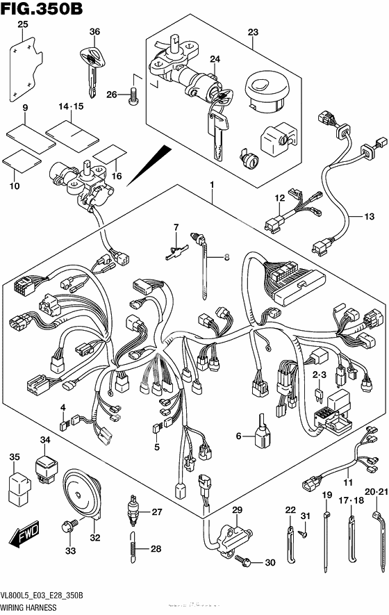 Wiring Harness (Vl800L5 E33)