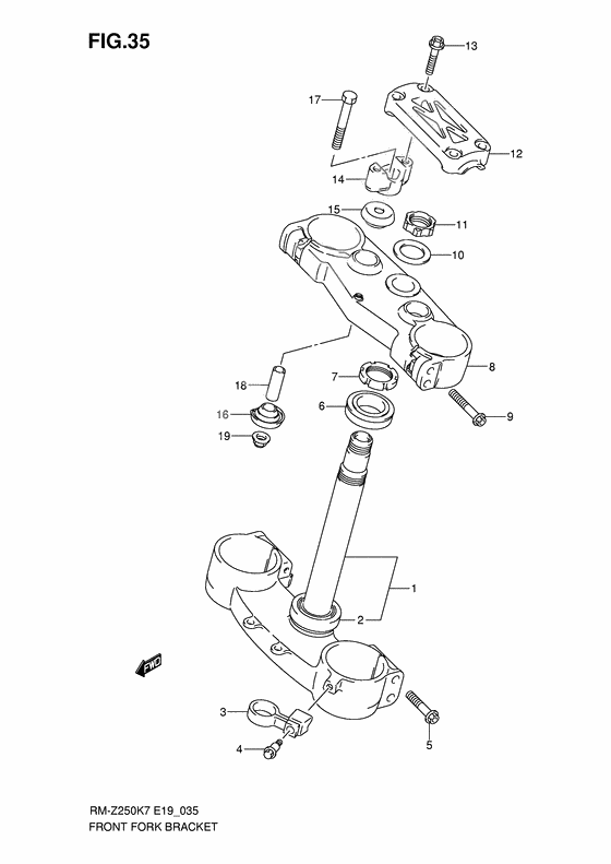 Steering stem              

                  Model k7