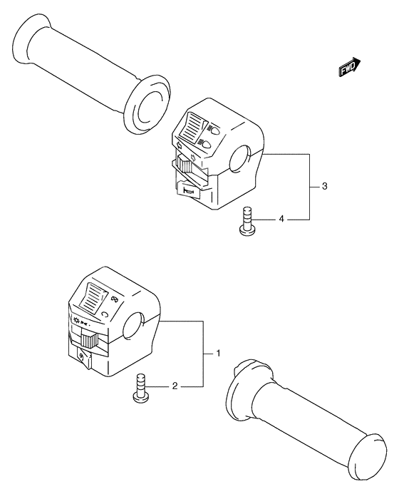 Handle switch              

                  Gs125sx/sy, gs125sux/suy