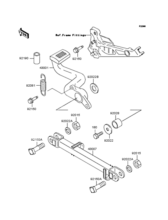 Brake pedal