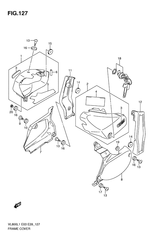 Frame cover              

                  Vl800cl1 e3