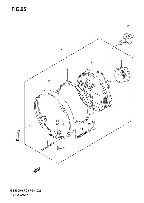 Headlamp              

                  Model k3