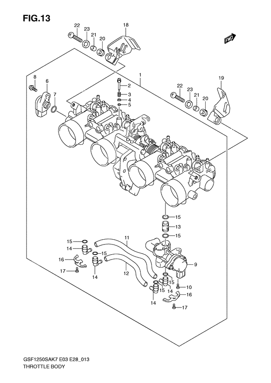 Throttle body