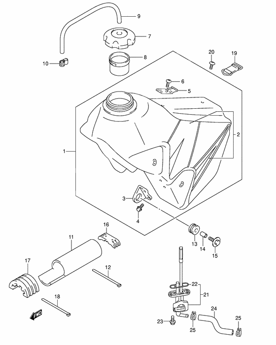 Tank fuel              

                  Model k5