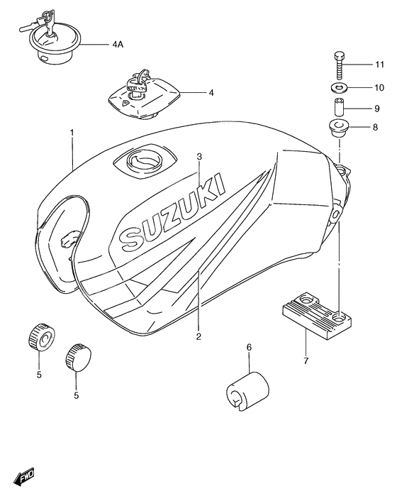 Tank fuel              

                  Model x