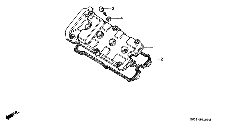 Cylinder head cover