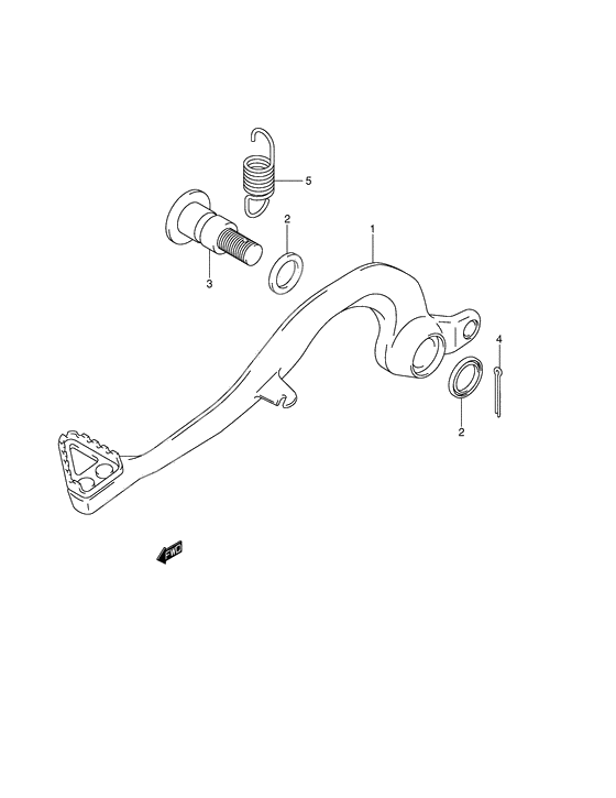 Front brake caliper