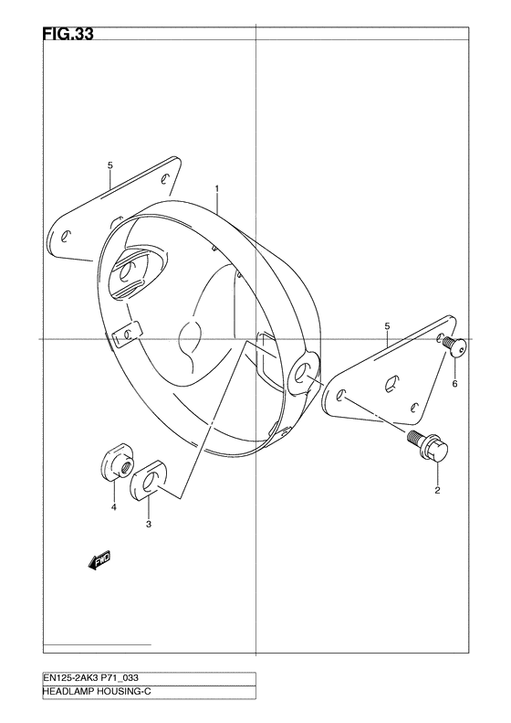 Headlamp housing