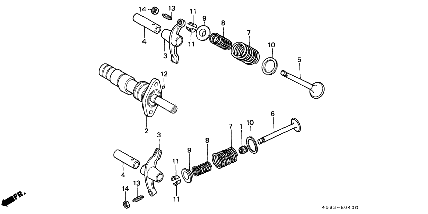 Camshaft/valve