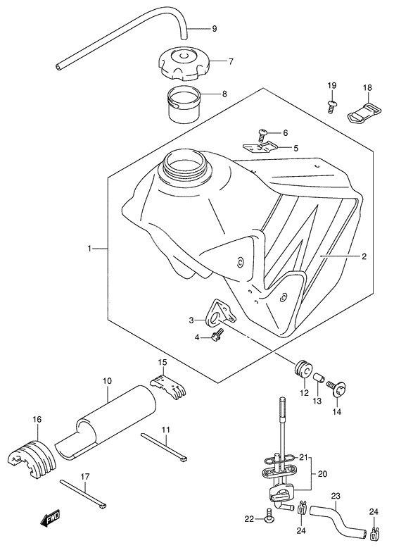 Tank fuel              

                  Model k4