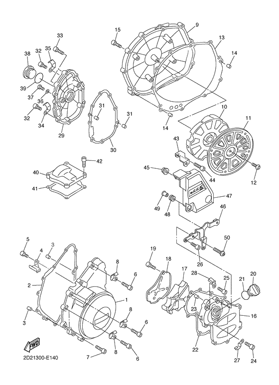 Crankcase cover 1