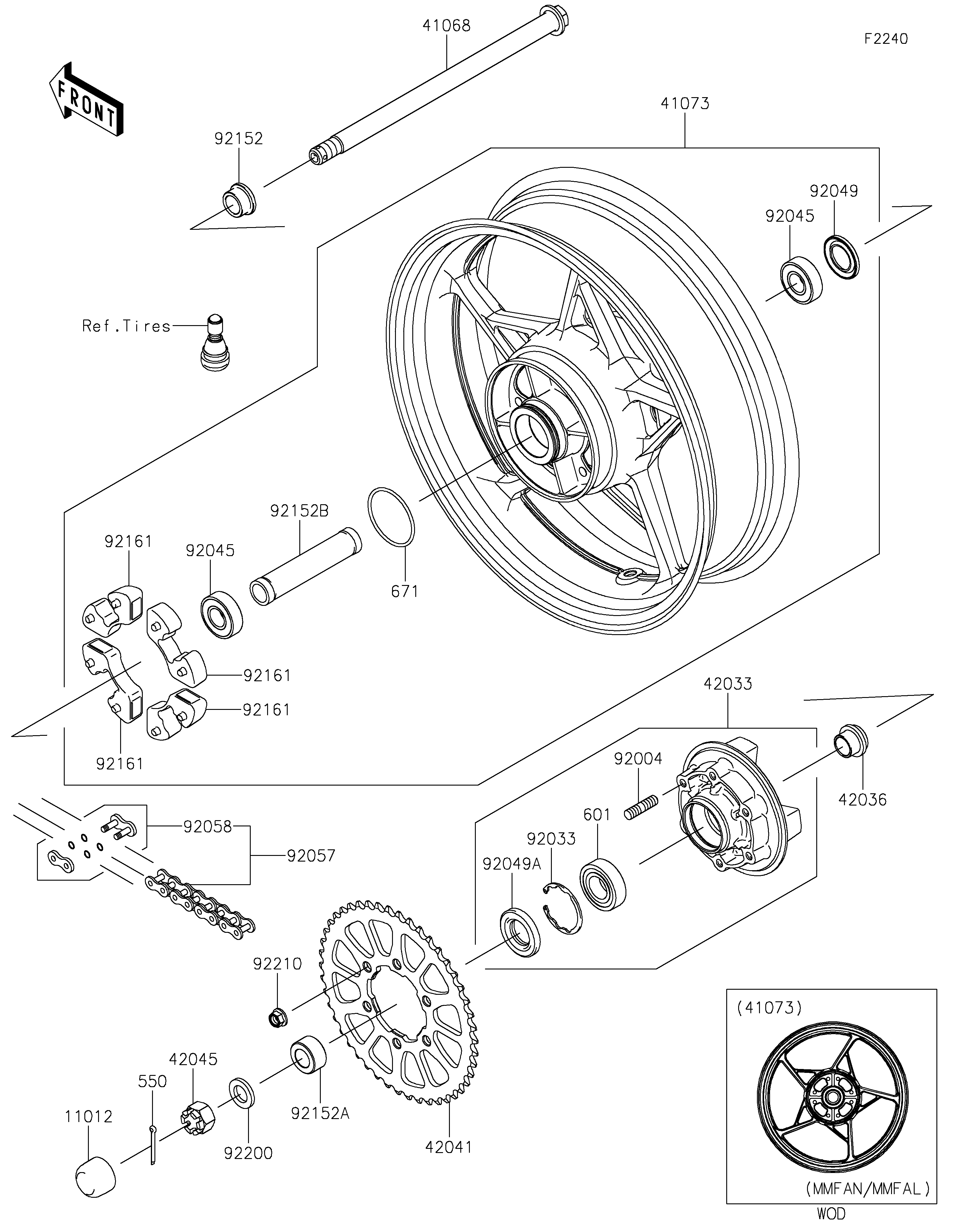 Rear Wheel/Chain