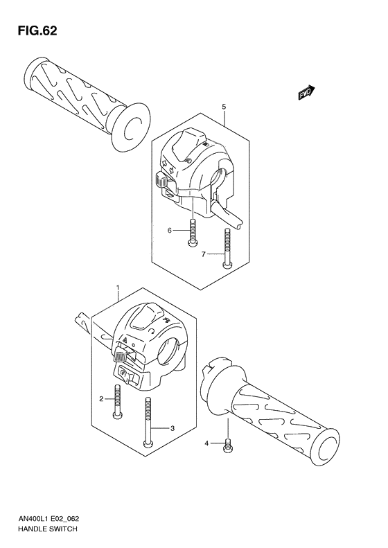 Handle switch              

                  An400al1 e19