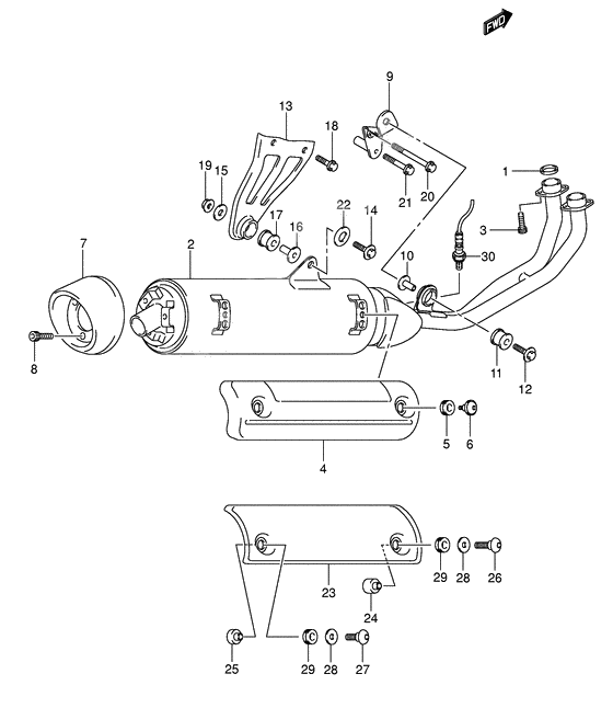 Muffler comp