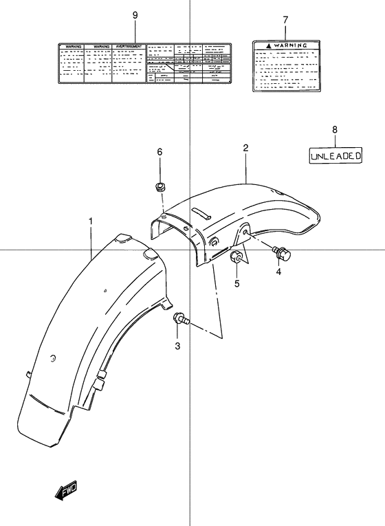 Rear fender              

                  Model k1