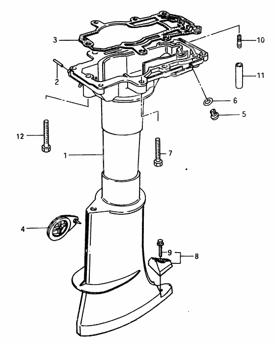 Drive shaft housing