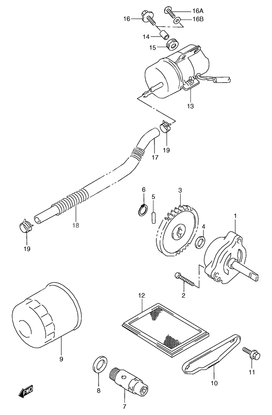 Oil pump/fuel pump