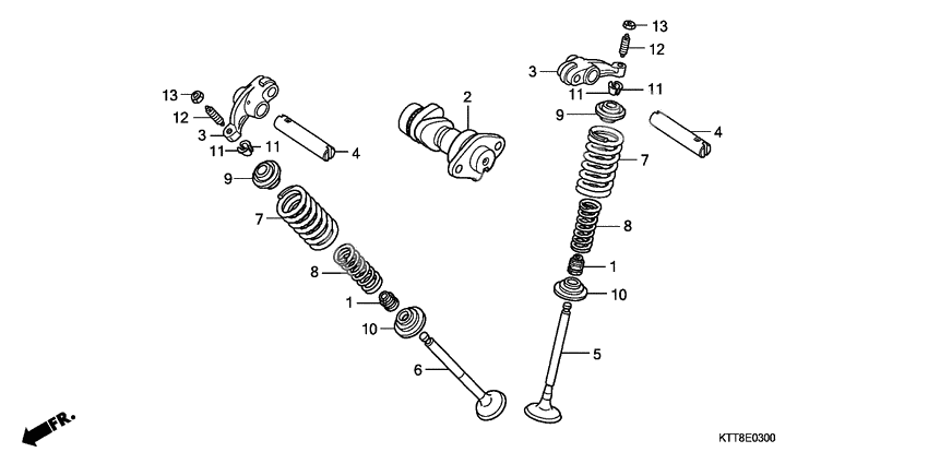 Camshaft/valve