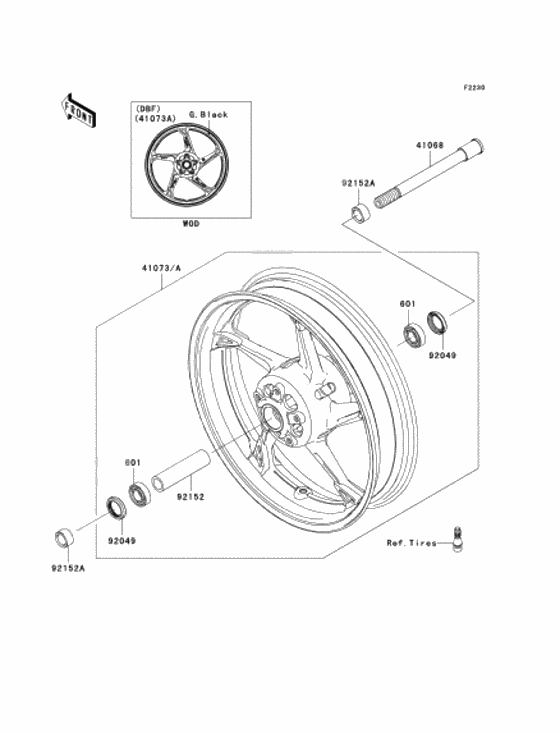 Front wheel