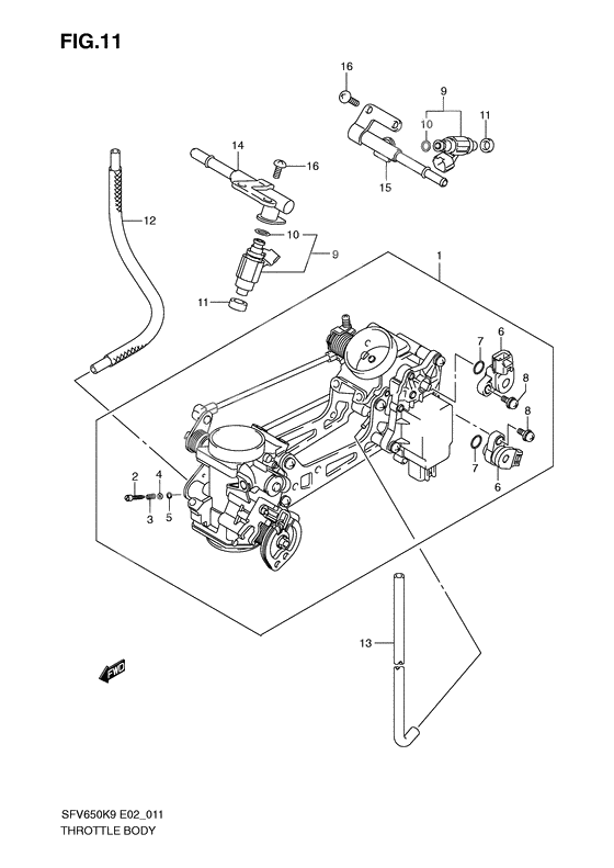 Throttle body