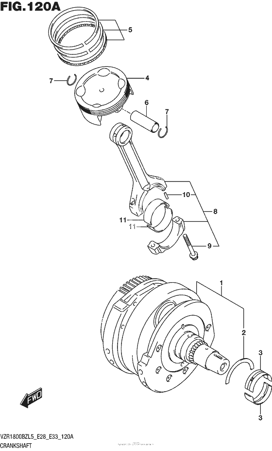 Коленчатый вал & Поршень
