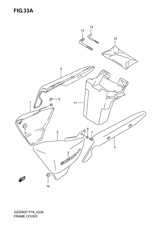 Frame cover              

                  Model k7