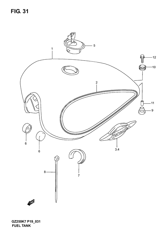 Tank fuel              

                  Model k3/k4