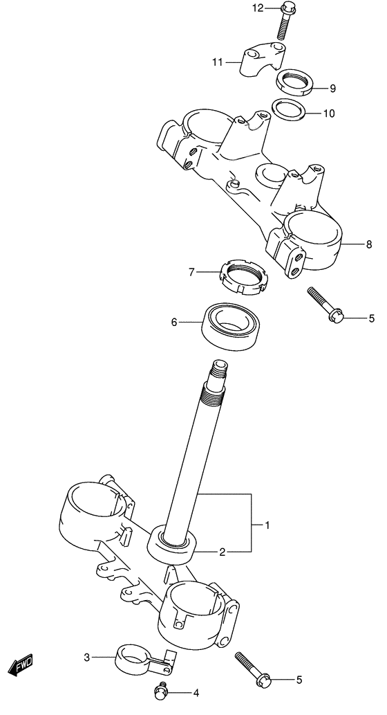 Steering stem              

                  Model k1