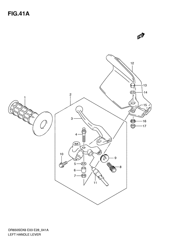 Left handle lever              

                  Model l0