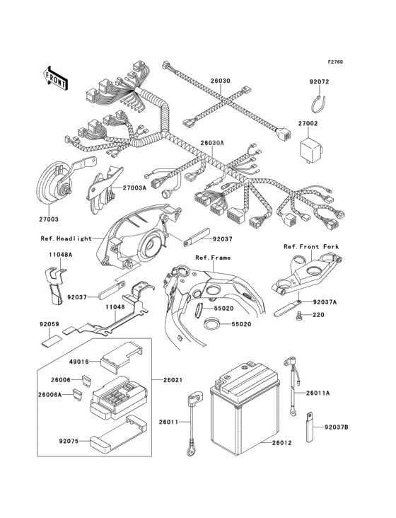 Chassis electrical equipment