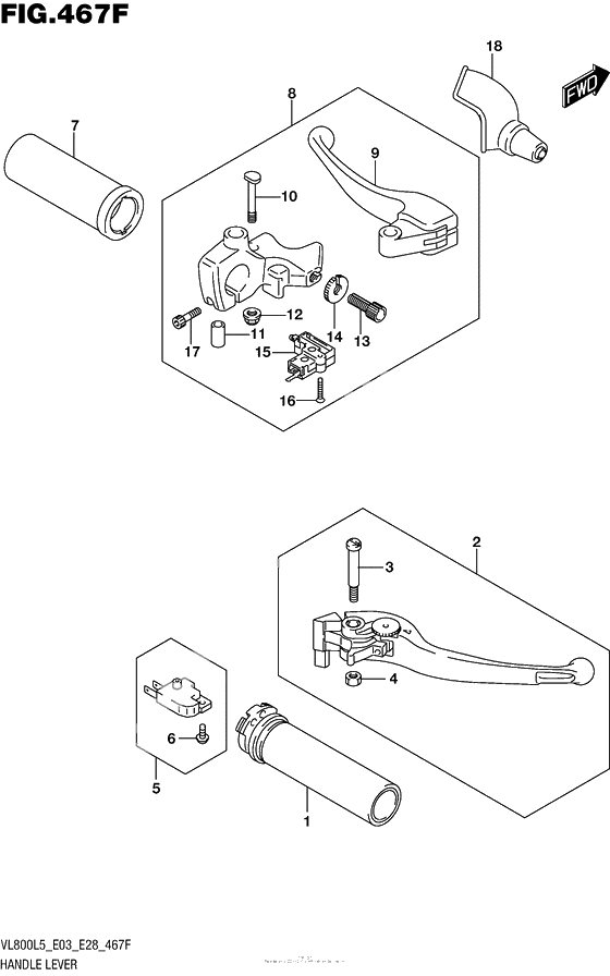 Ручки руля (Vl800Bl5 E28)