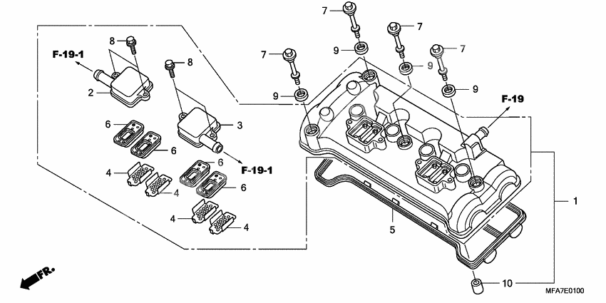 Cylinder head cover